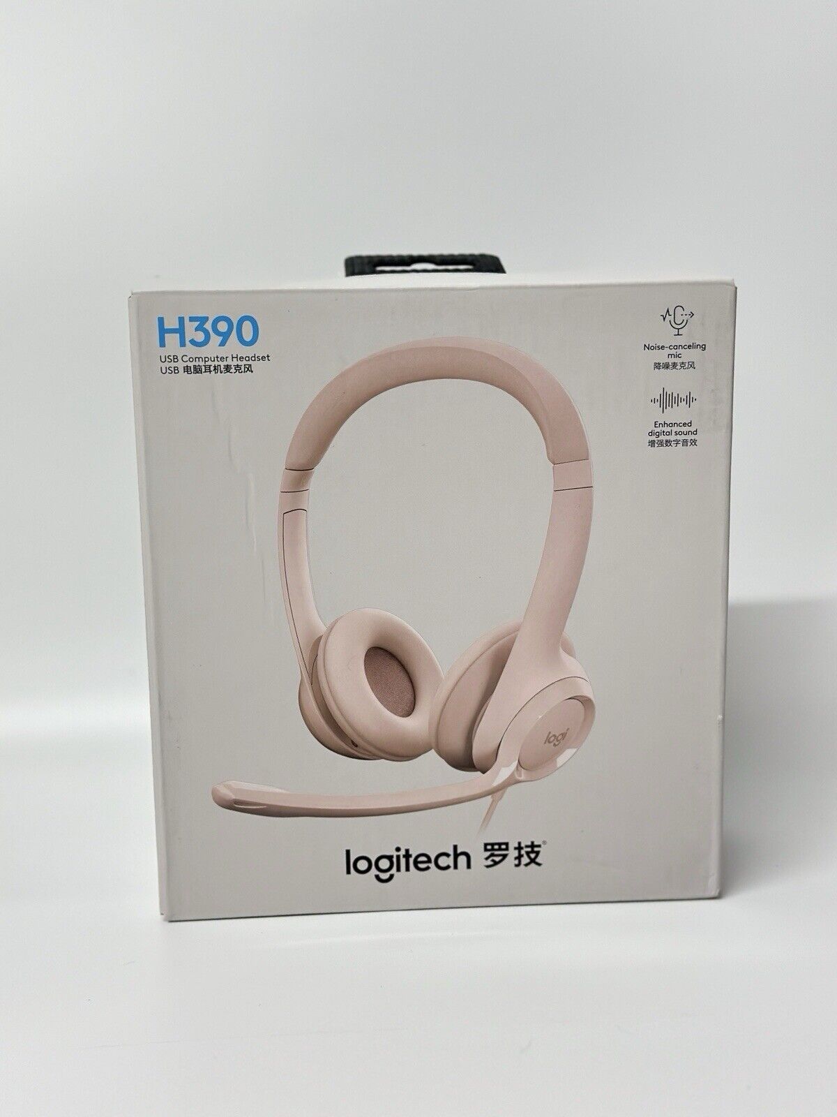 Logitech H390 USB Computer Wired Headset  in Box
