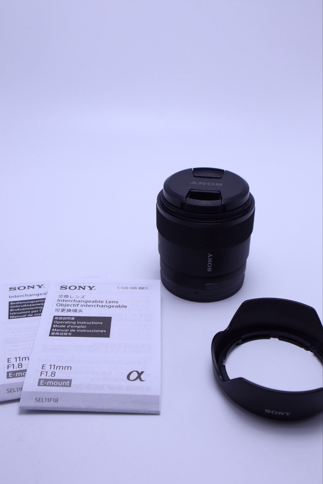 Sony SEL11F18 11mm f/1.8 Lens E-Mount