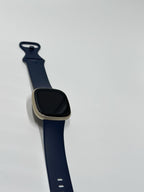 Fitbit Versa 3 Activity Tracker - Midnight/Soft Gold Aluminum