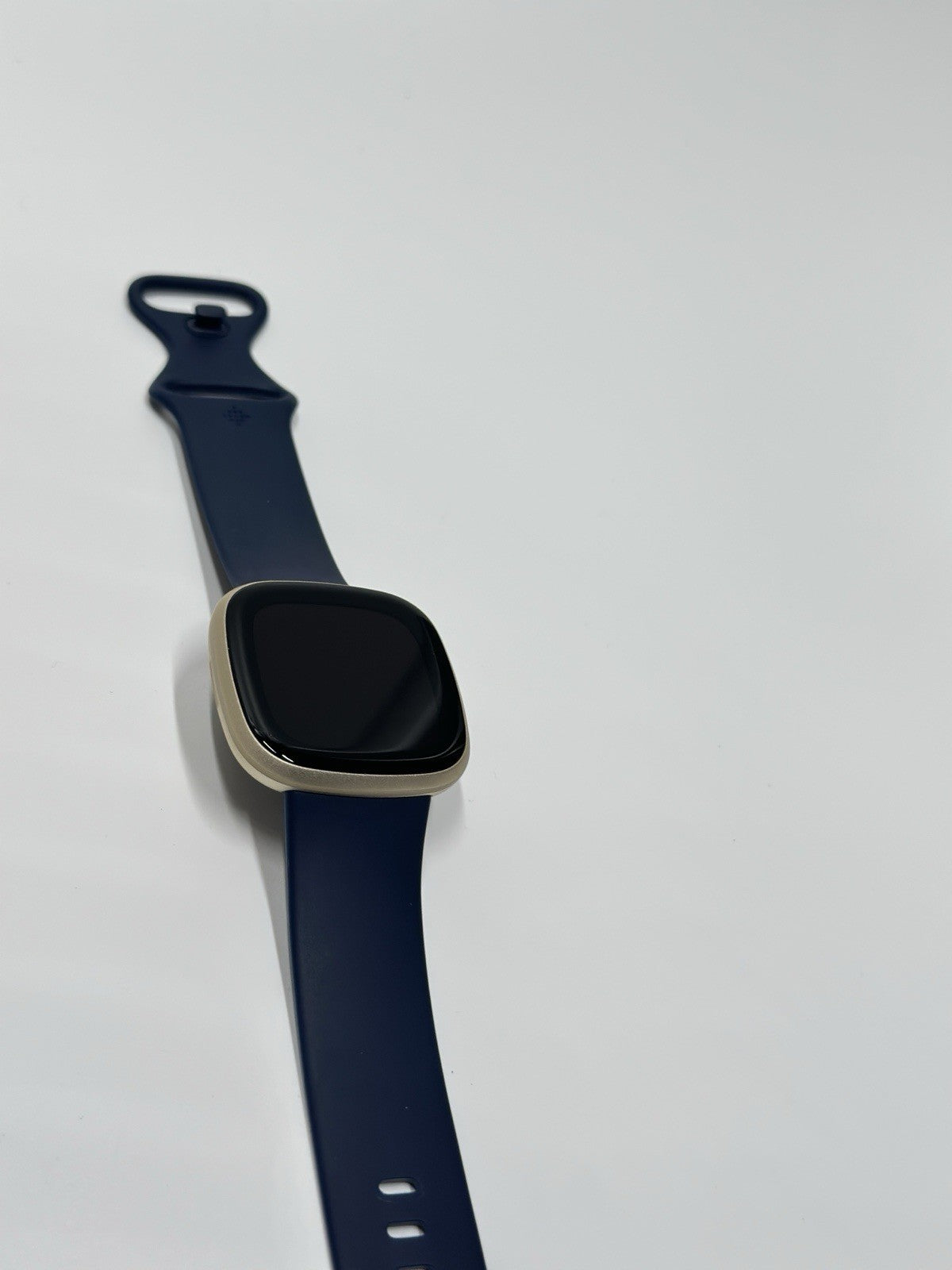 Fitbit Versa 3 Activity Tracker - Midnight/Soft Gold Aluminum