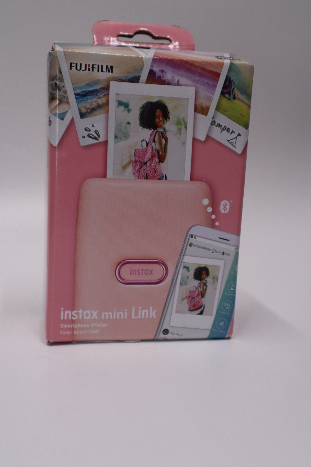 Fujifilm Instax Mini Link Wireless Photo Printer - Grade A- Dusky Pink