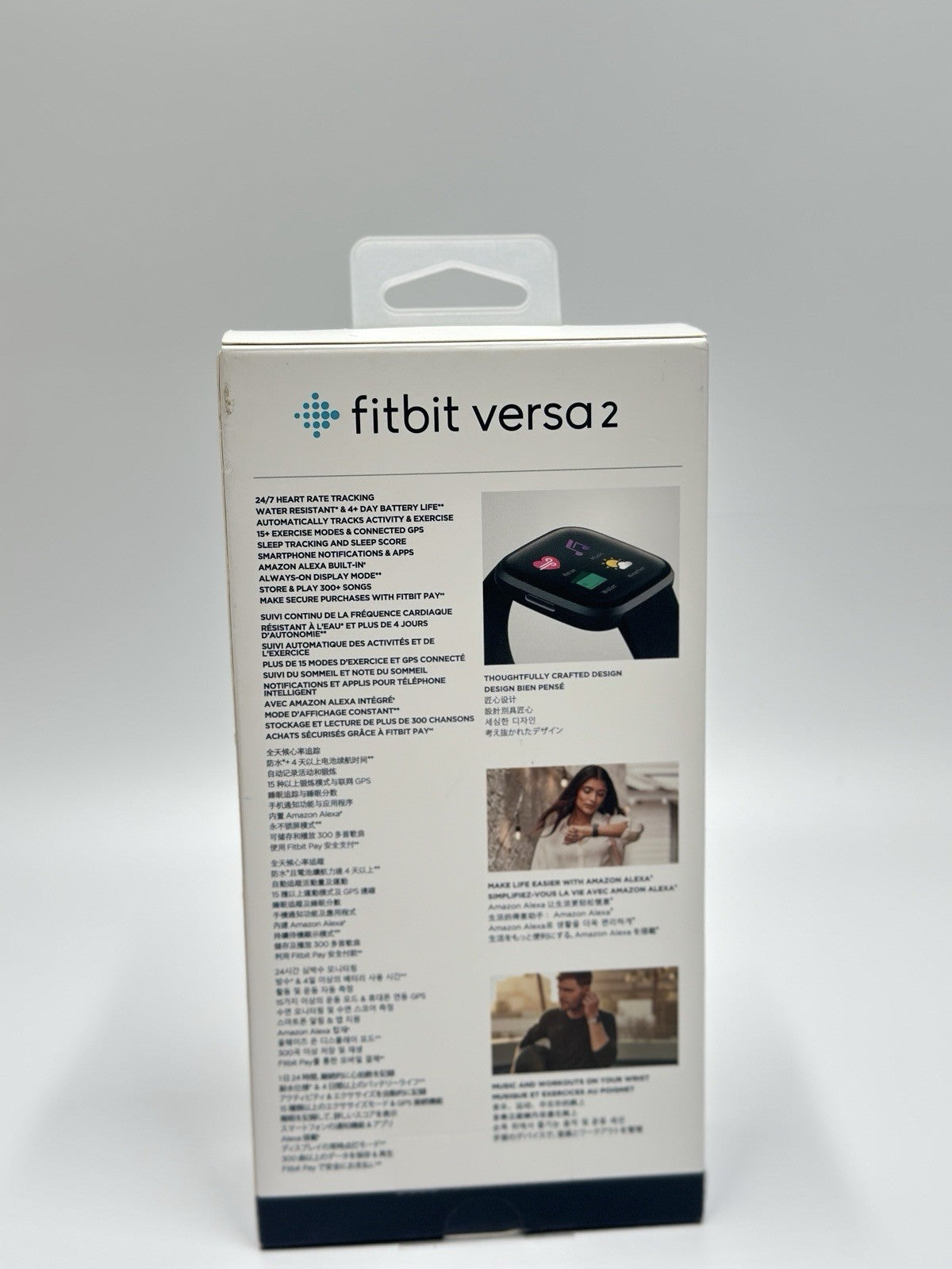 FitBit Versa 2 41mm Shadow Grey Silicone Band