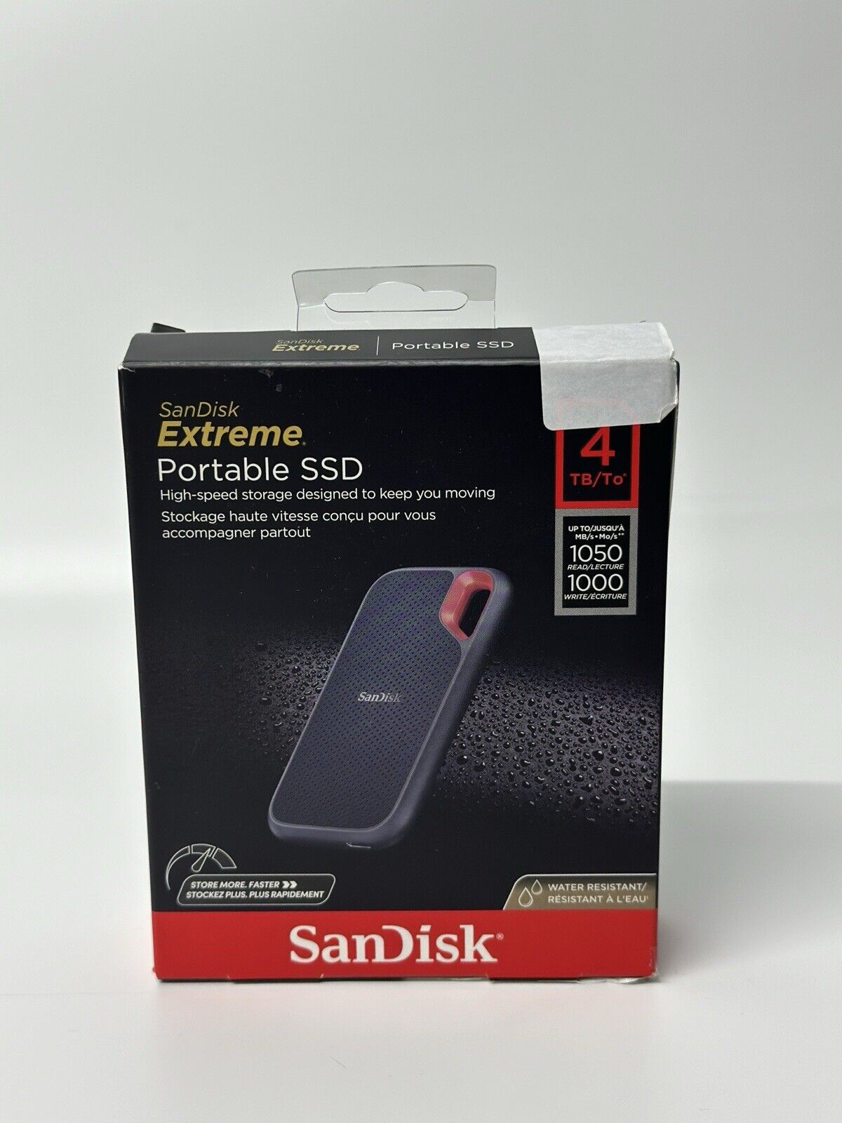 SanDisk Extreme Portable 4TB USB-C Portable External SSD (SDSSDE81-4T00-G25)