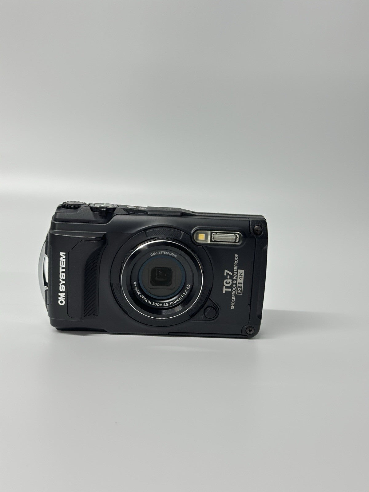 Olympus OM System Tough TG-7 Waterproof Digital Compact Camera - Black