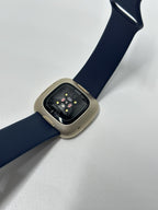 Fitbit Versa 3 Activity Tracker - Midnight/Soft Gold Aluminum