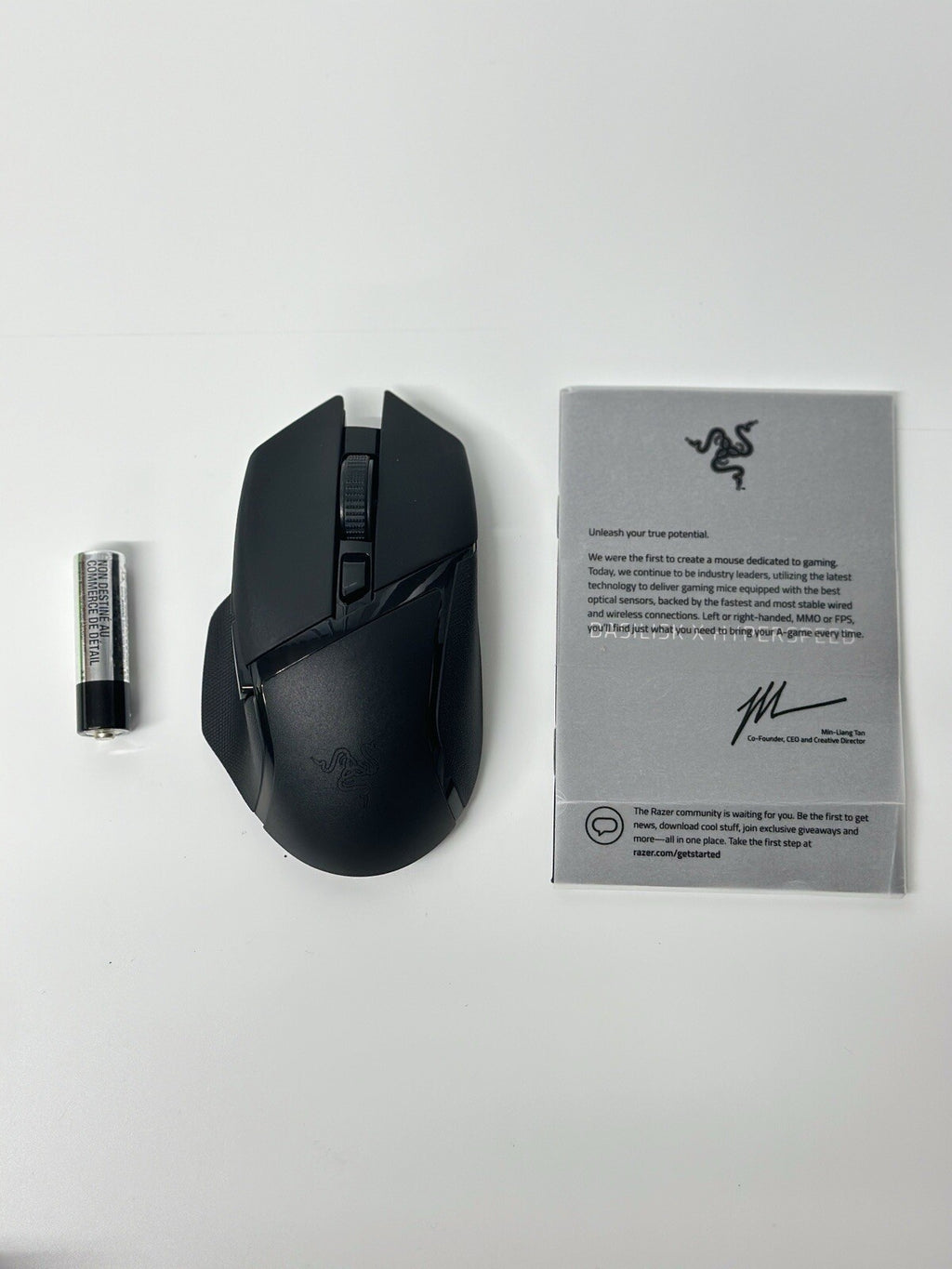 Razer Basilisk X Hyperspeed Wireless Optical Gaming Mouse - Black