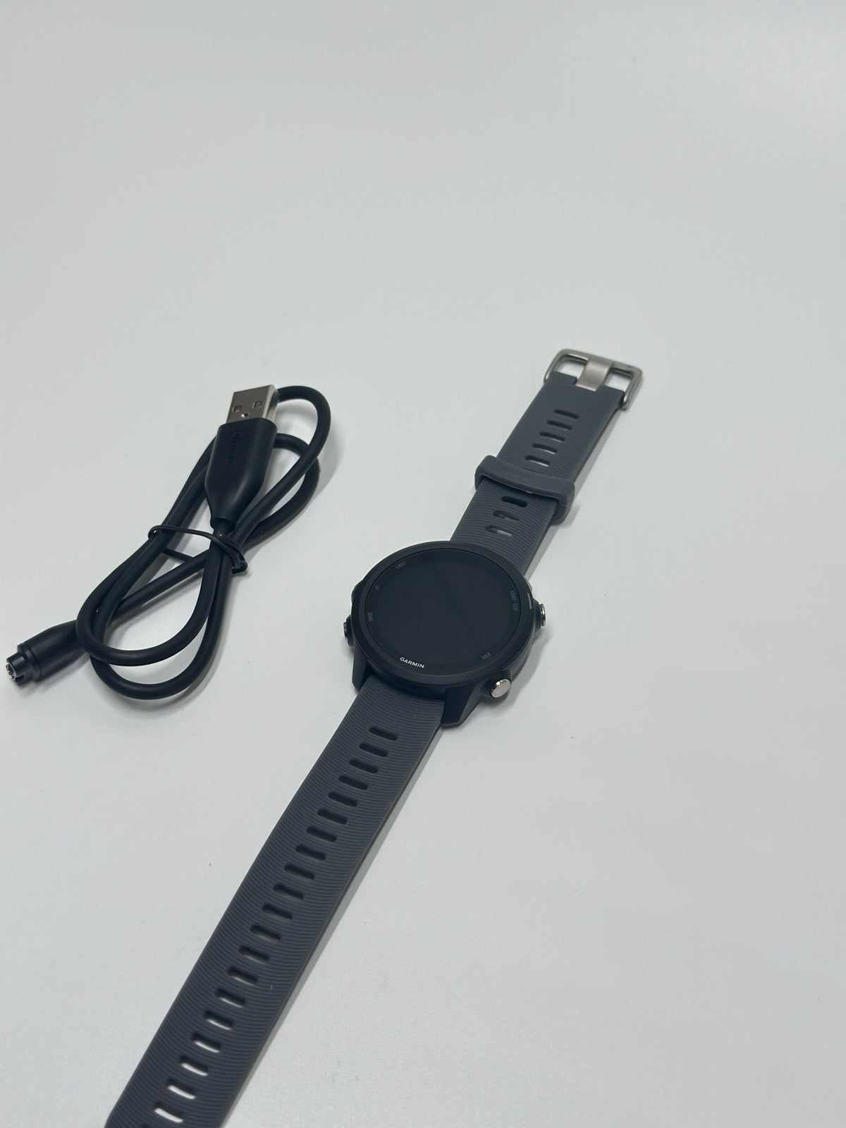 Garmin Forerunner 245 Music Black Plastic Case Black Band Strap GPS Watch