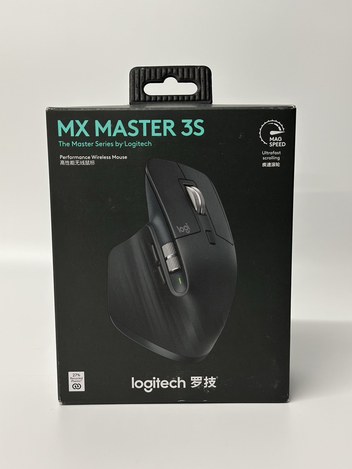 Logitech MX Master 3S Wireless Mouse - Graphite- Grade A