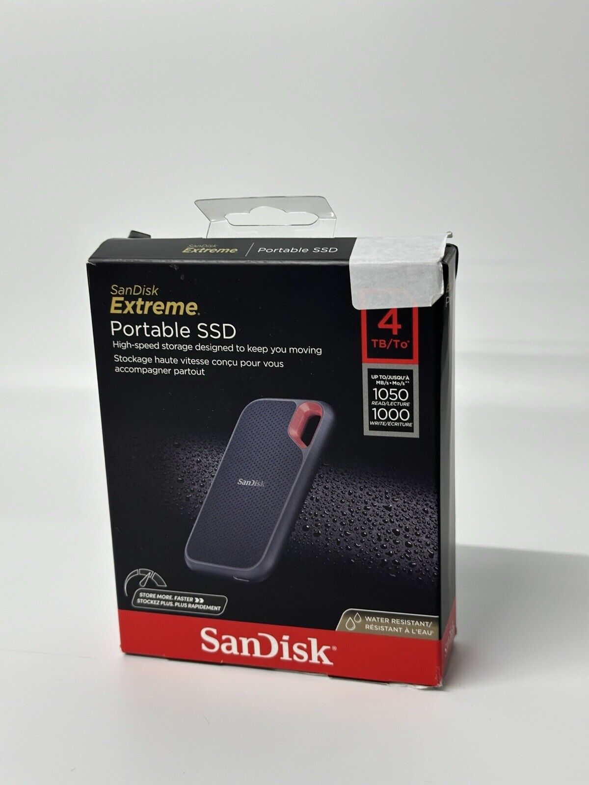 SanDisk Extreme Portable 4TB USB-C Portable External SSD (SDSSDE81-4T00-G25)
