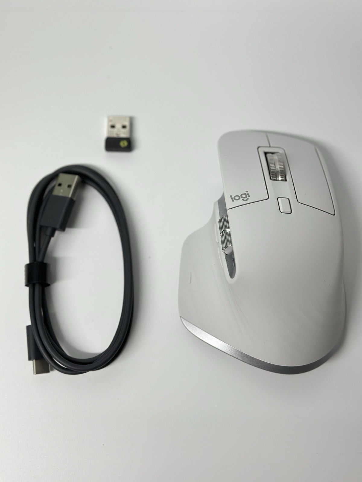 Logitech MX Master 3S Wireless Mouse - Grade A- Pale Grey