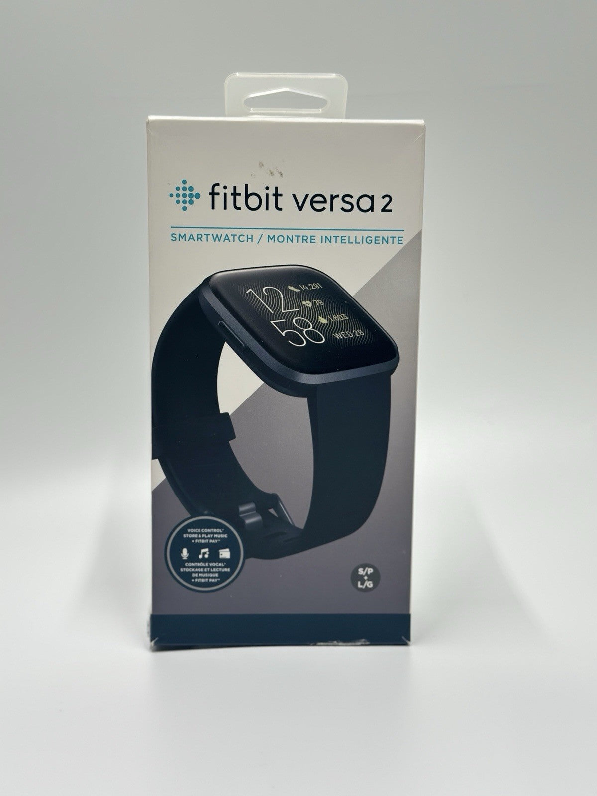 Fitbit Versa 2 Black Fitness Smartwatch (‎FB507BKBK)