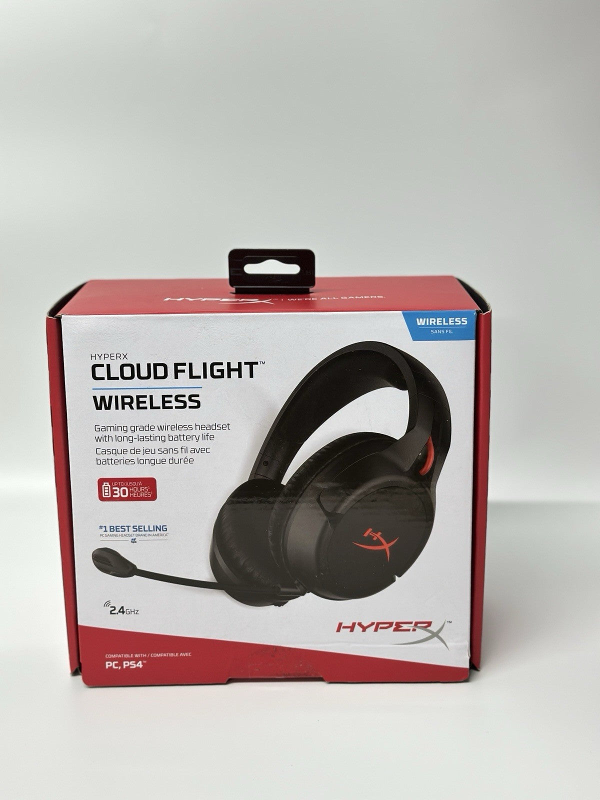 HyperX Cloud Flight Core Wireless Over the Ear Headphones - Black