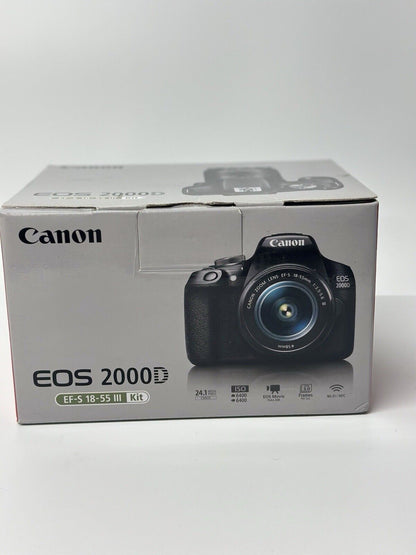 Canon EOS 2000D 24.1 MP Digital SLR Camera