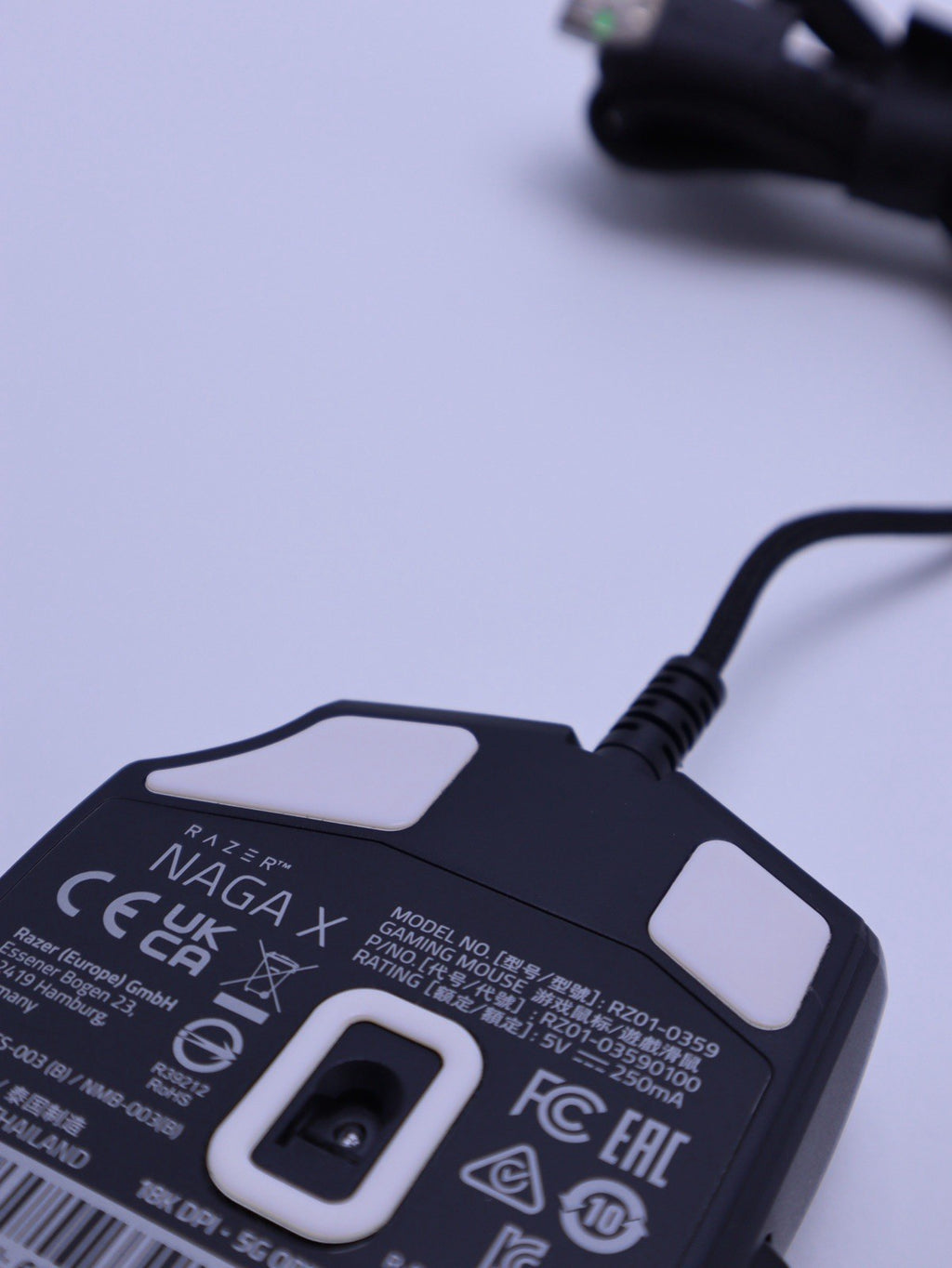 Razer Naga X Gaming Mouse Used Faulty Buttons 1 and 4  Black
