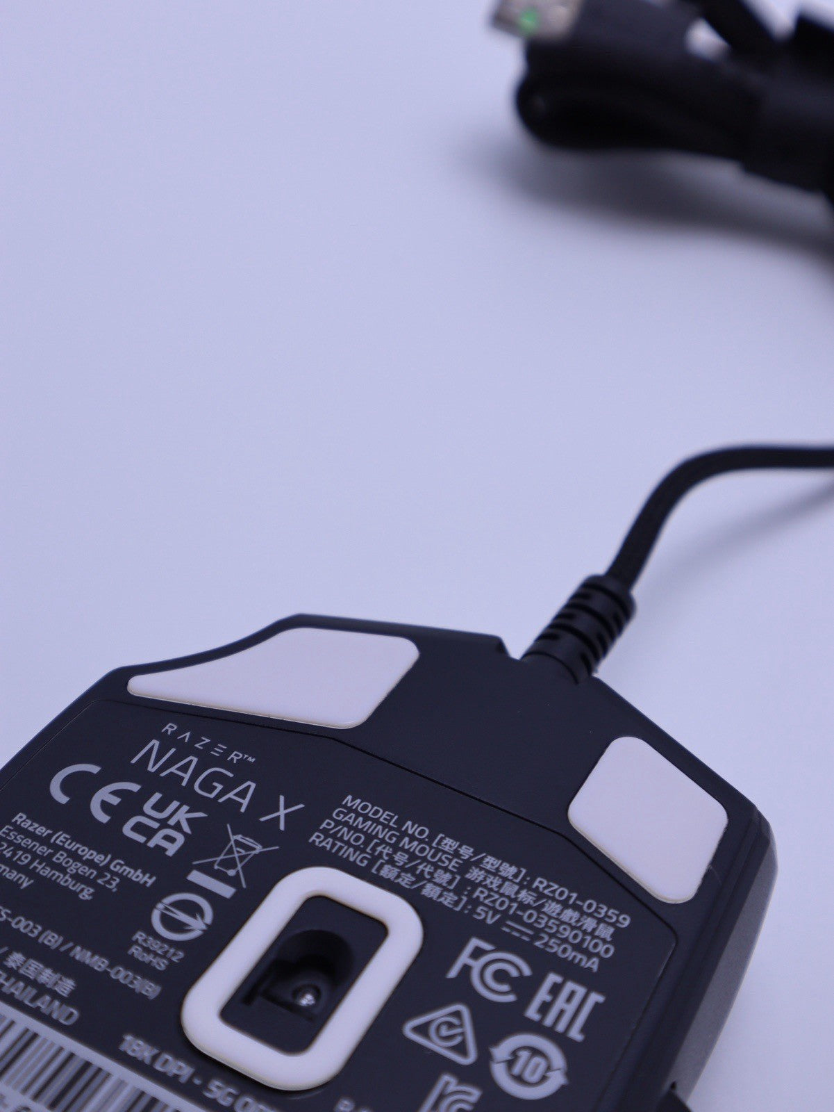 Razer Naga X Gaming Mouse Used Faulty Buttons 1 and 4  Black