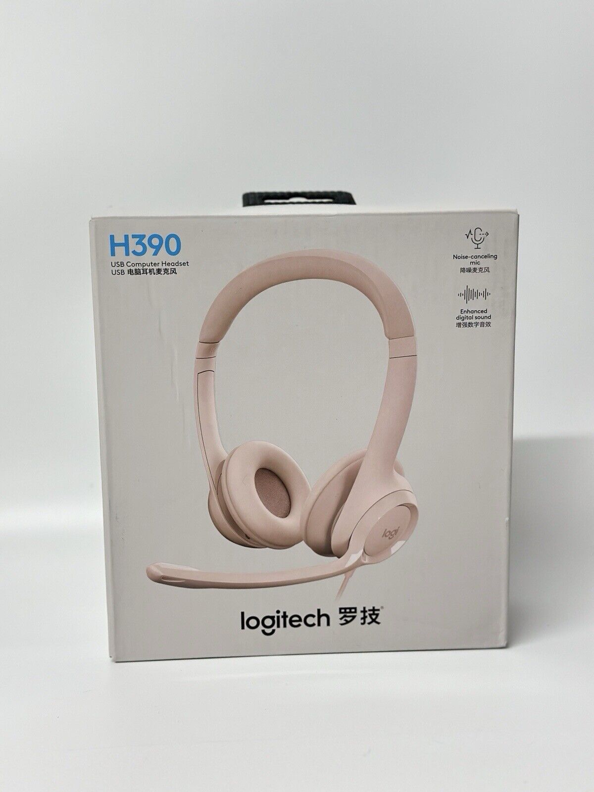 Logitech H390 USB Computer Wired Headset  in Box