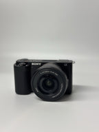 Sony Alpha ZV-E10 APS-C Interchangeable Lens Mirrorless Vlog Camera with 16-50mm