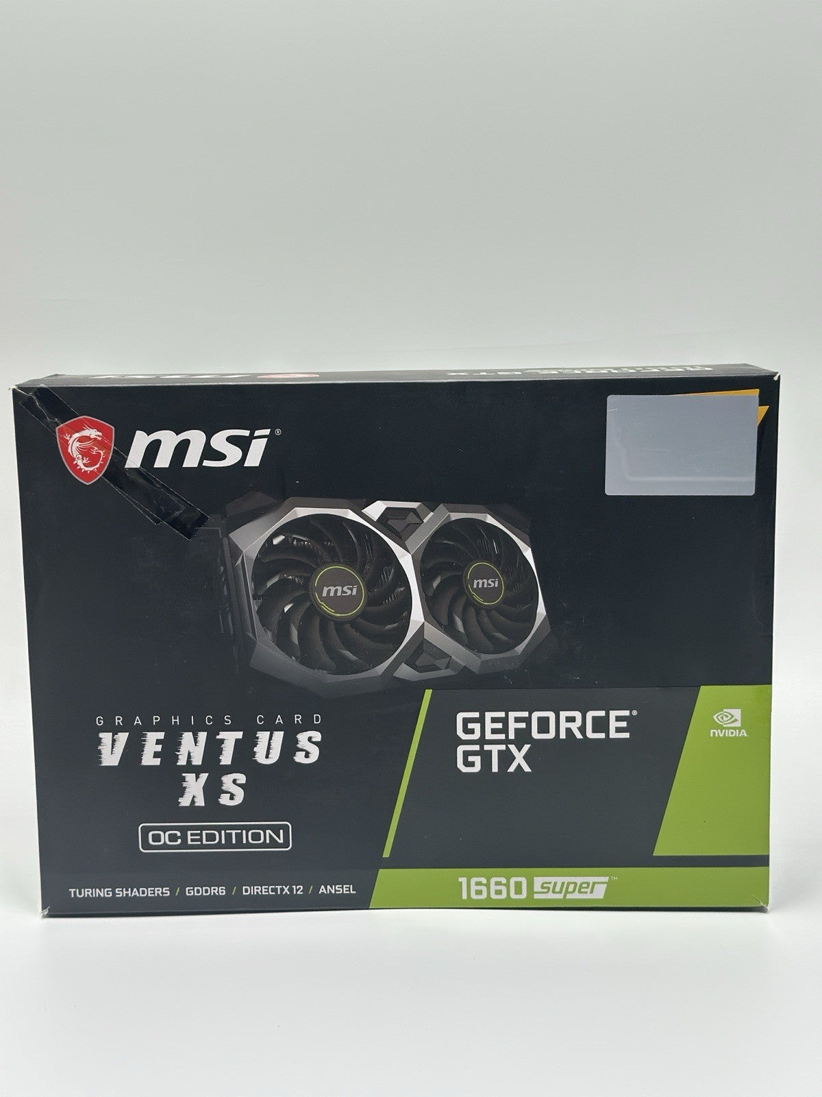 MSI GeForce GTX 1660 SUPER Ventus XS OC Edition 6GB GDDR6 Graphics Card 
