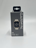 Garmin Venu SQ 2 Music Edition GPS Smartwatch White/Cream Gold