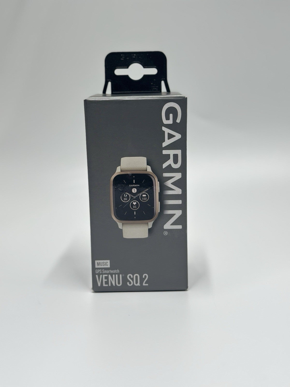 Garmin Venu SQ 2 Music Edition GPS Smartwatch White/Cream Gold
