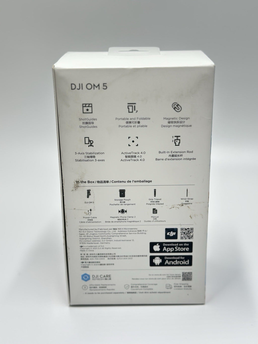 DJI OM 5 3-Axis Stabilization Foldable Gimbal Mobile Phone Accessory Accessories