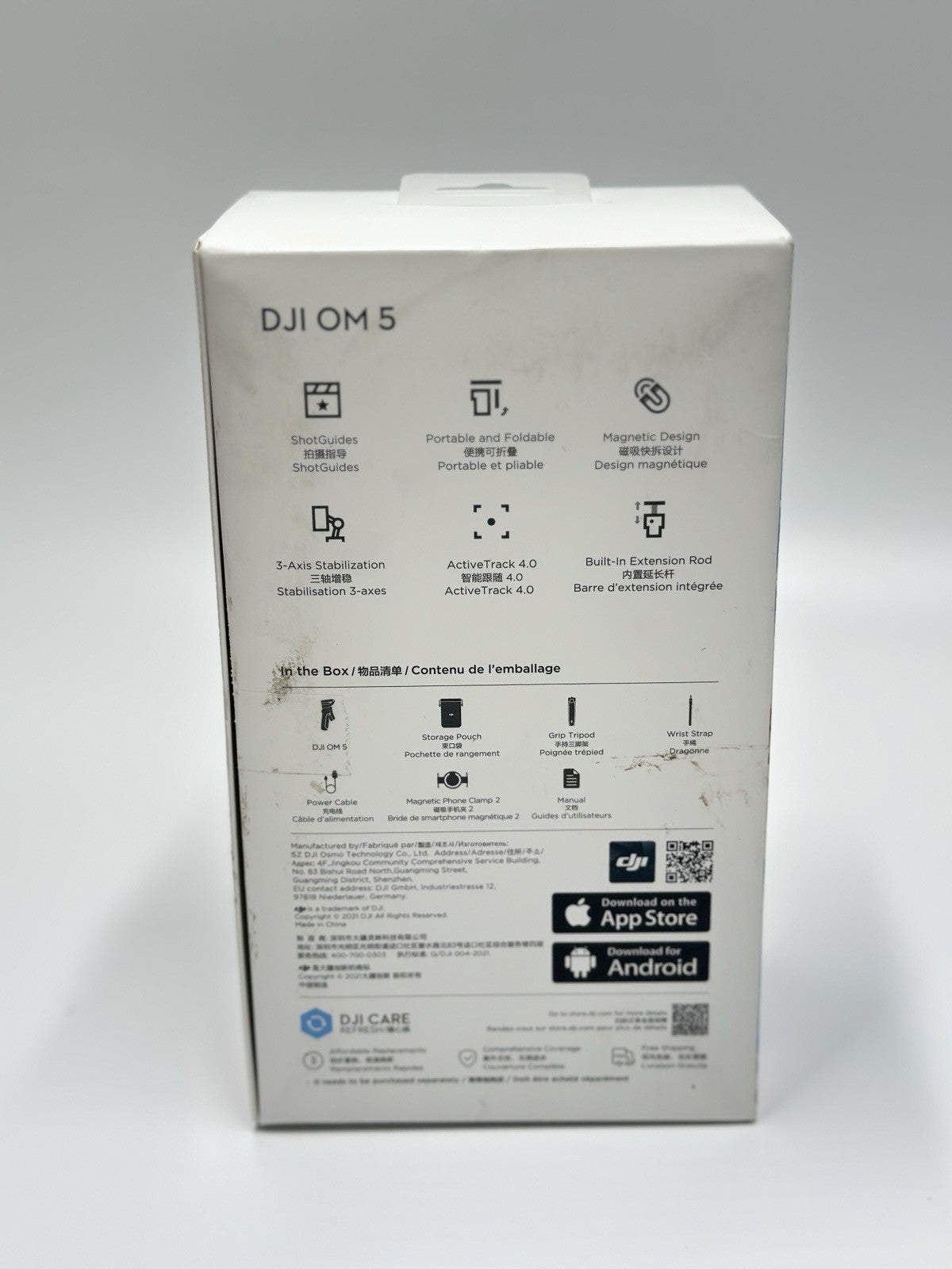 DJI OM 5 3-Axis Stabilization Foldable Gimbal Mobile Phone Accessory Accessories