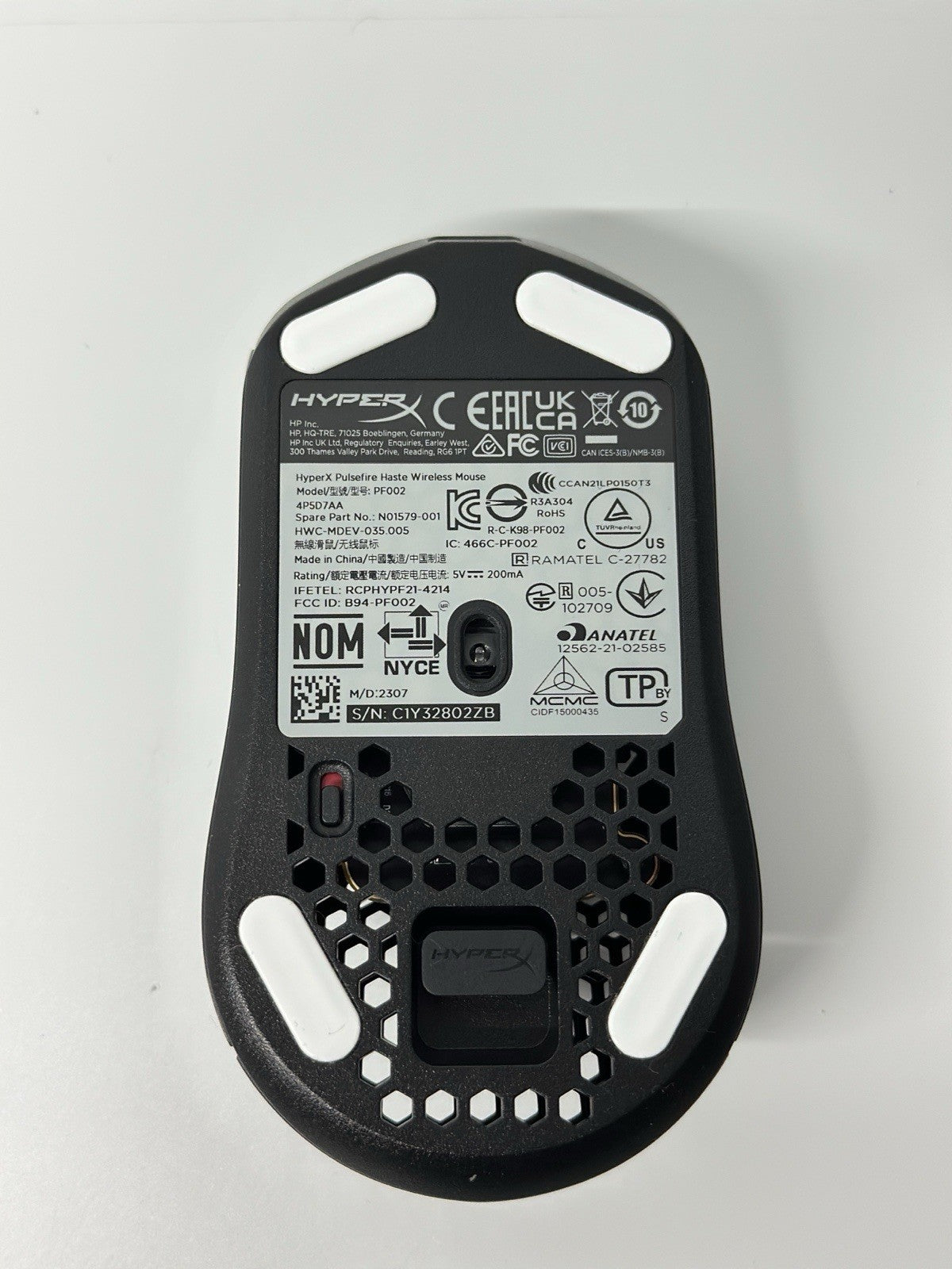 HyperX Pulsefire Haste Wireless Gaming Mouse - Black