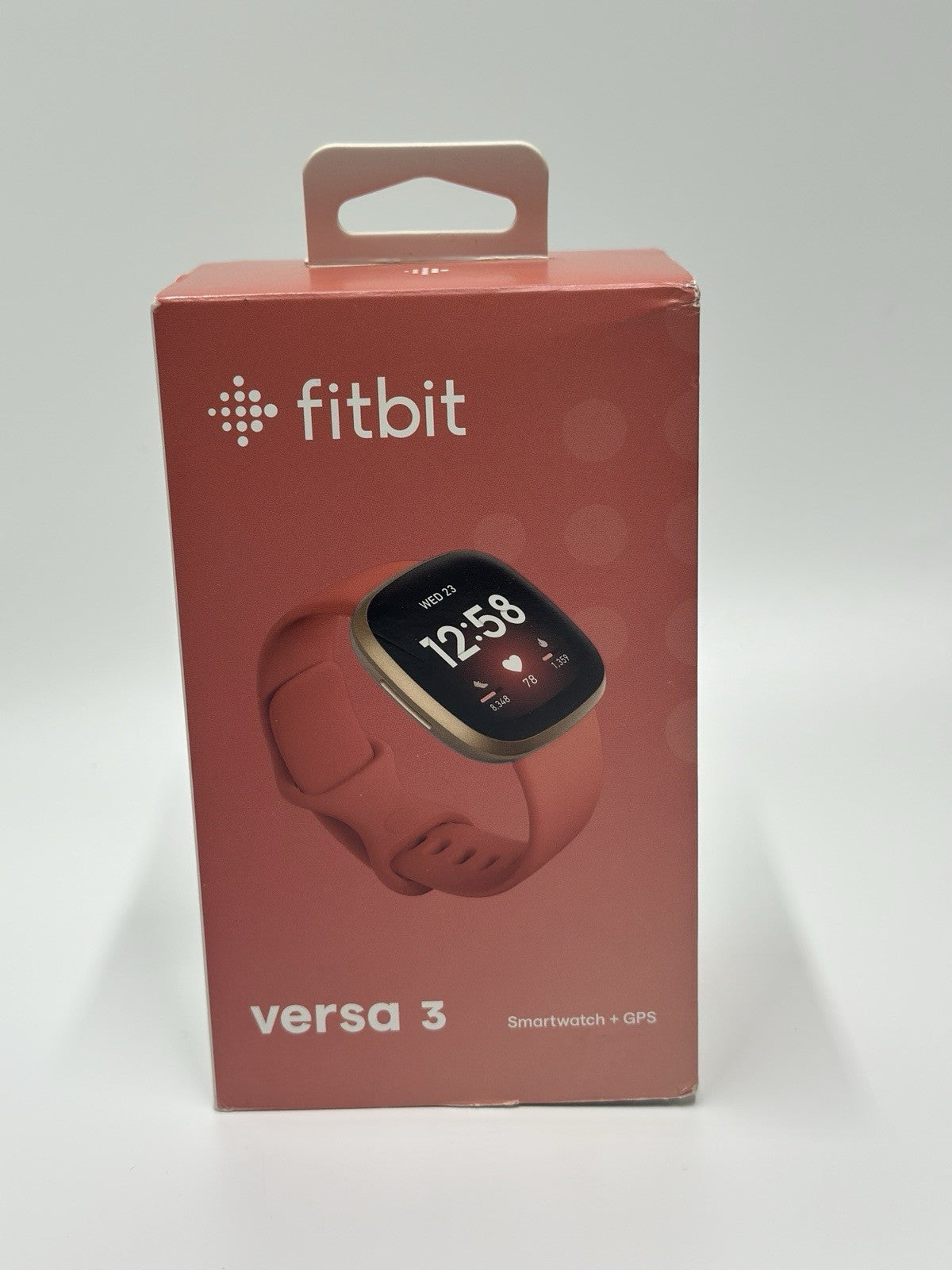 Fitbit Versa 3 Smartwatch + GPS – Pink/Gold