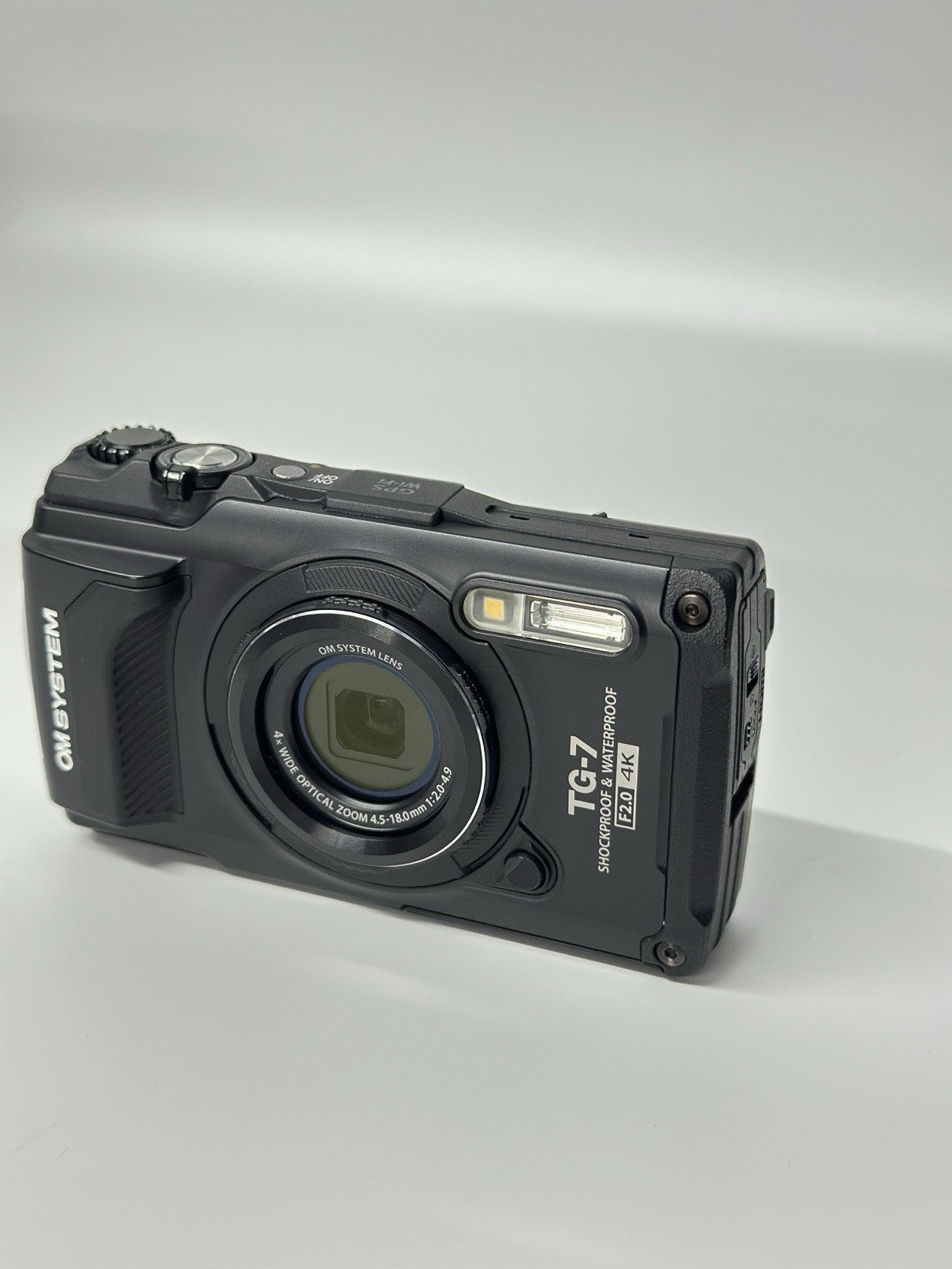 Olympus OM System Tough TG-7 Waterproof Digital Compact Camera - Black