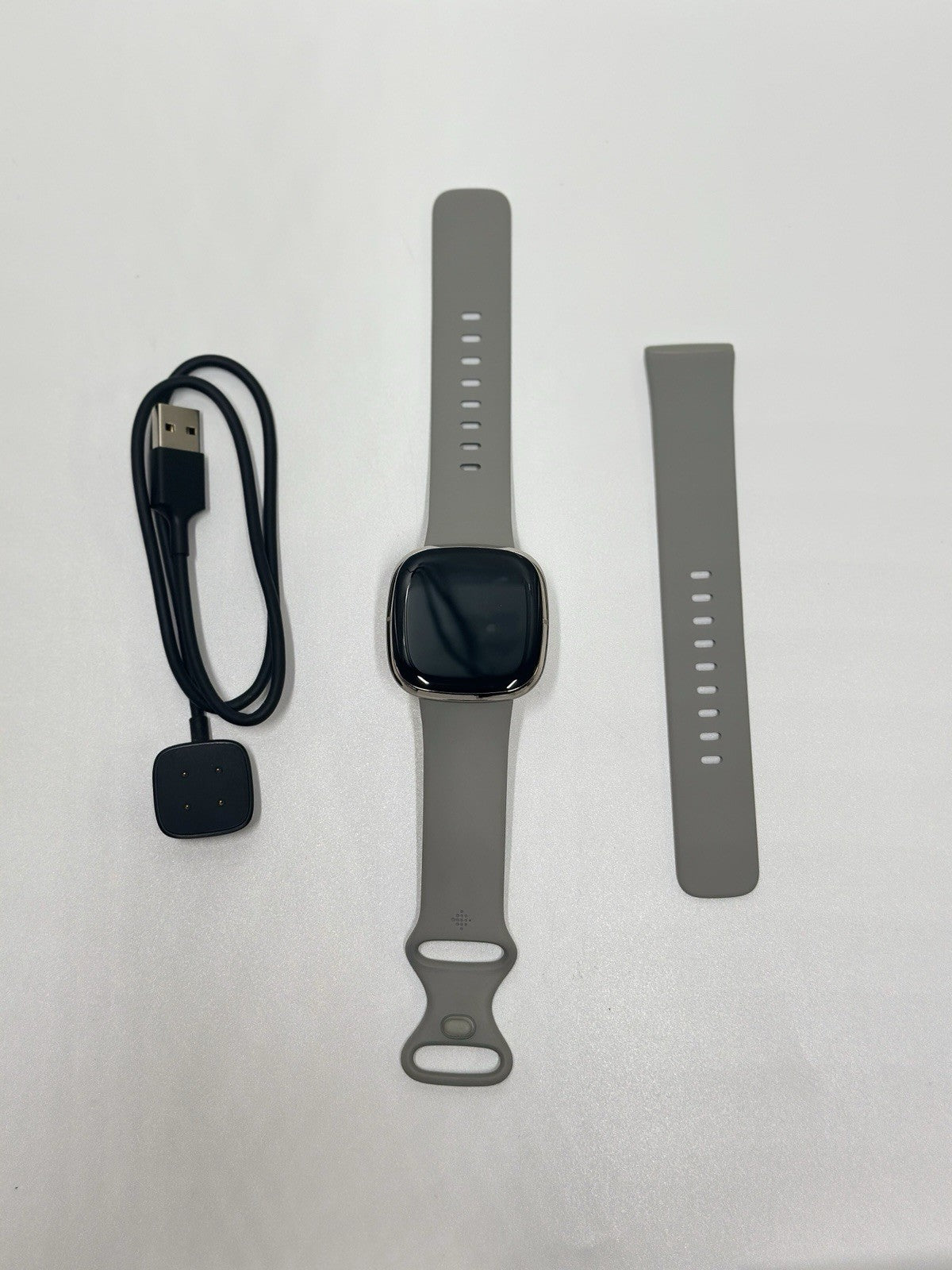 Fitbit Sense Activity Tracker - Sage Grey/Silver Stainless Steel