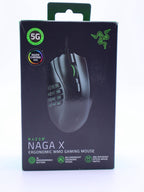 Razer Naga X Gaming Mouse Used Faulty Buttons 1 and 4  Black