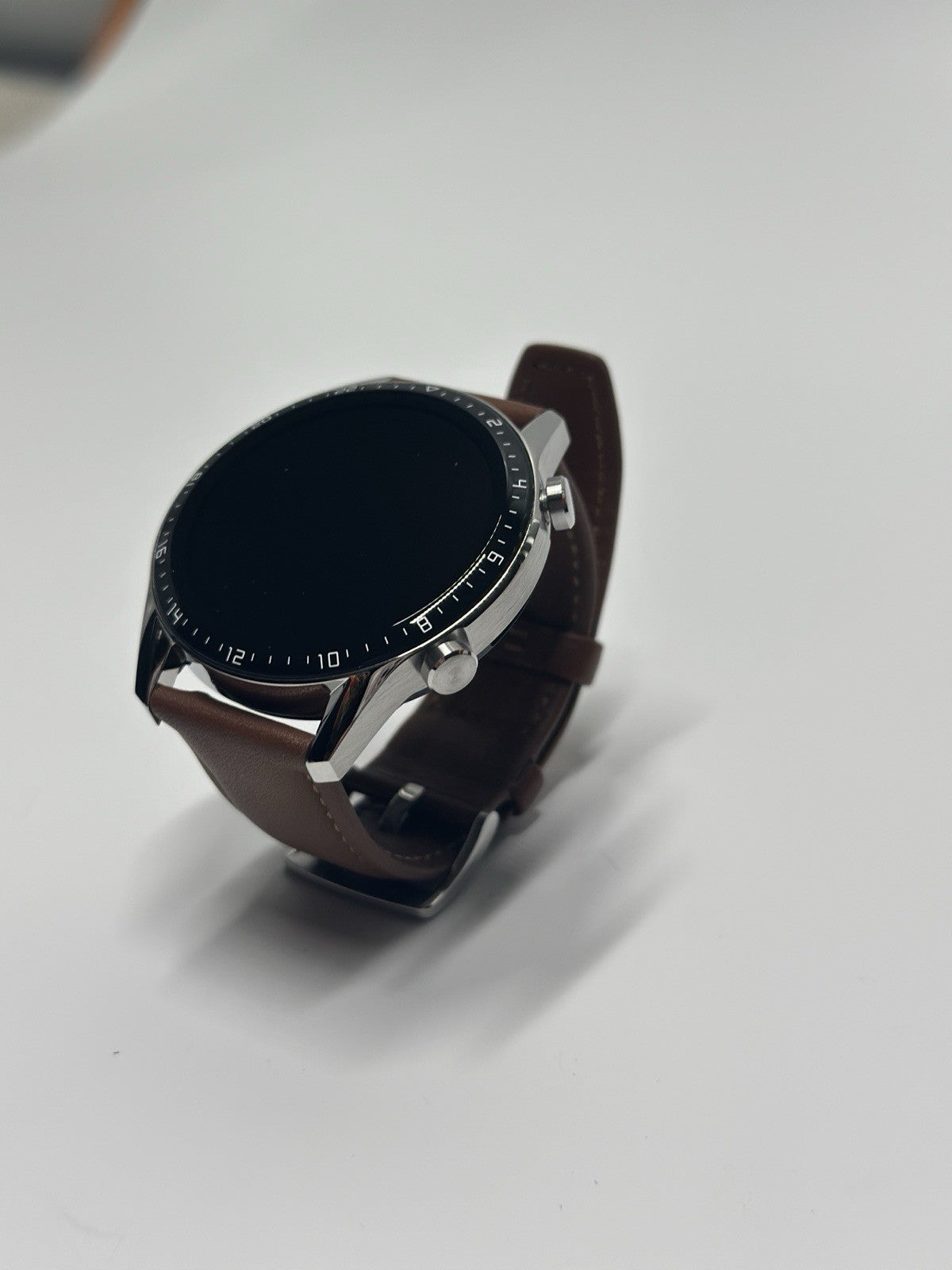 Huawei Watch GT 2 Pro Smartwatch - Titanium Body with Leather Strap - GPS, SpO2