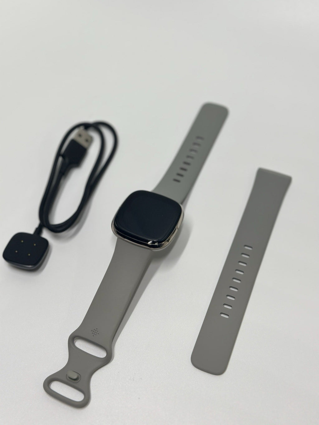 Fitbit Sense Activity Tracker - Sage Grey/Silver Stainless Steel