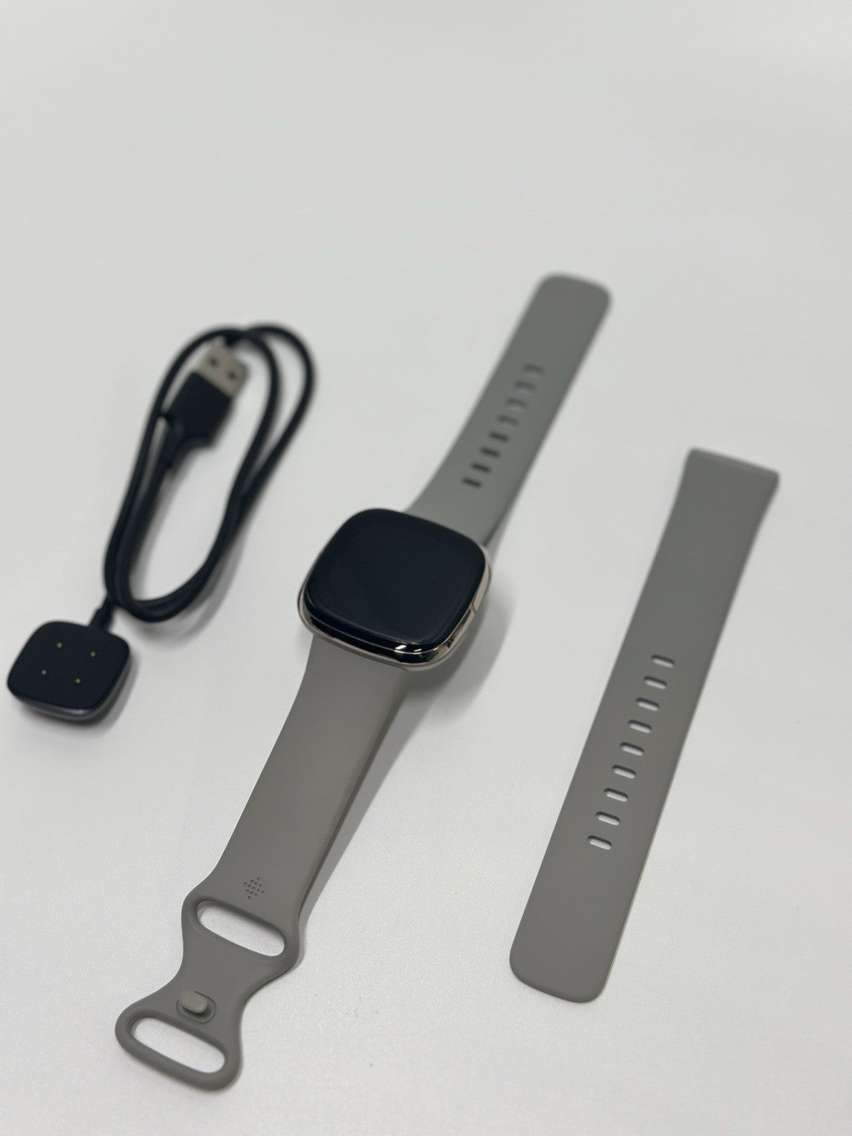 Fitbit Sense Activity Tracker - Sage Grey/Silver Stainless Steel