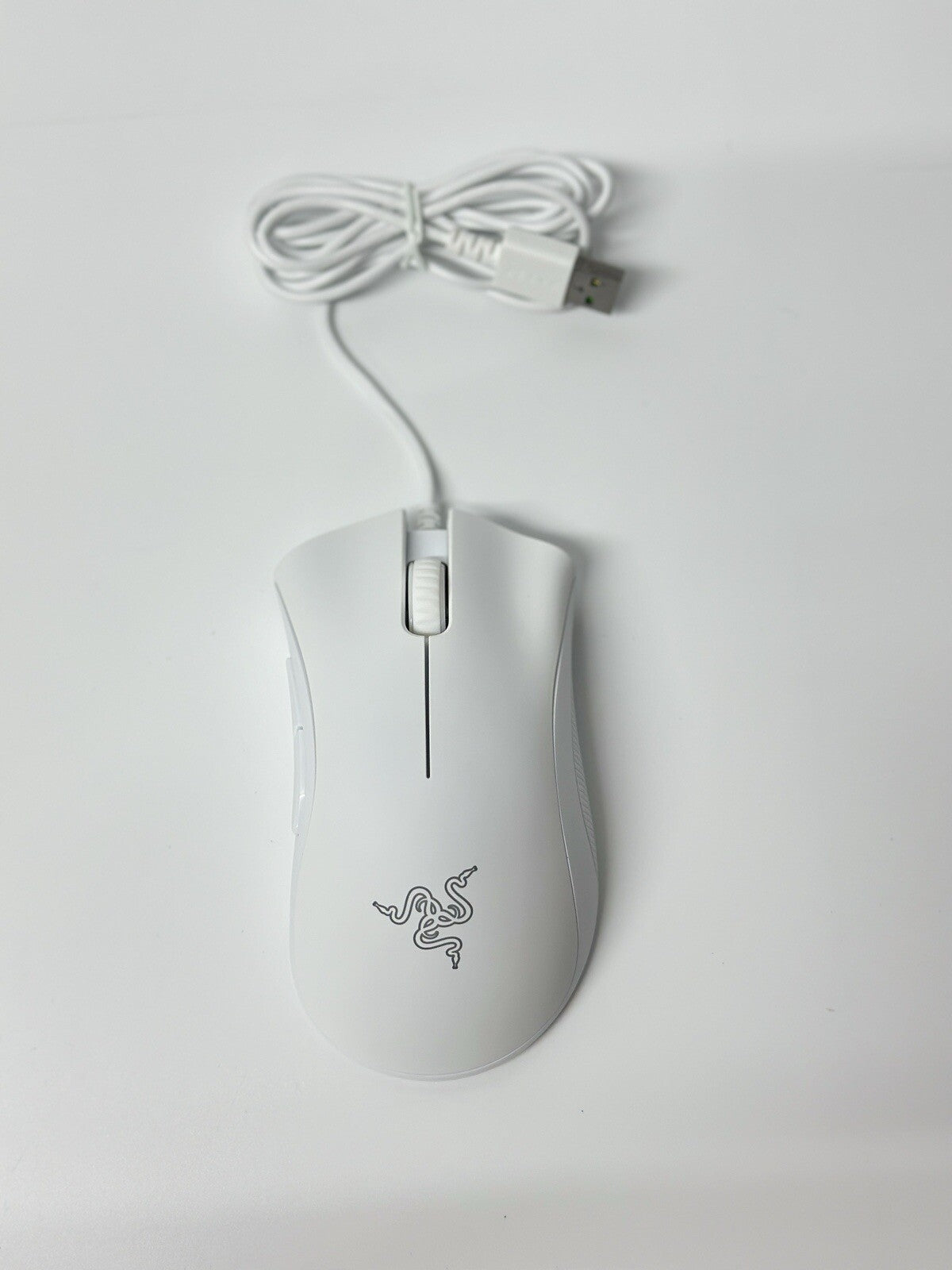 Razer Deathadder Essential White Edition Wired Gaming Mouse 5 Button -FPL -CP