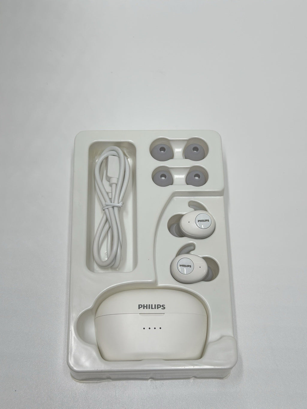 Philips UpBeat True Wireless Earphones - White | In-Ear