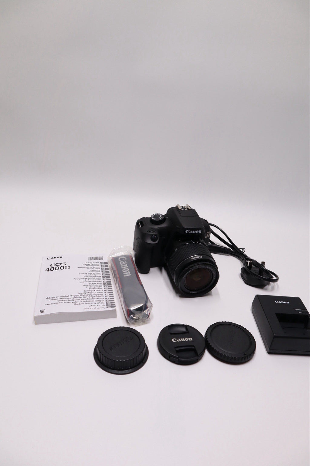 Canon 3011C006AA EOS 4000D DSLR Camera with 18 - 55mm Lens - Black