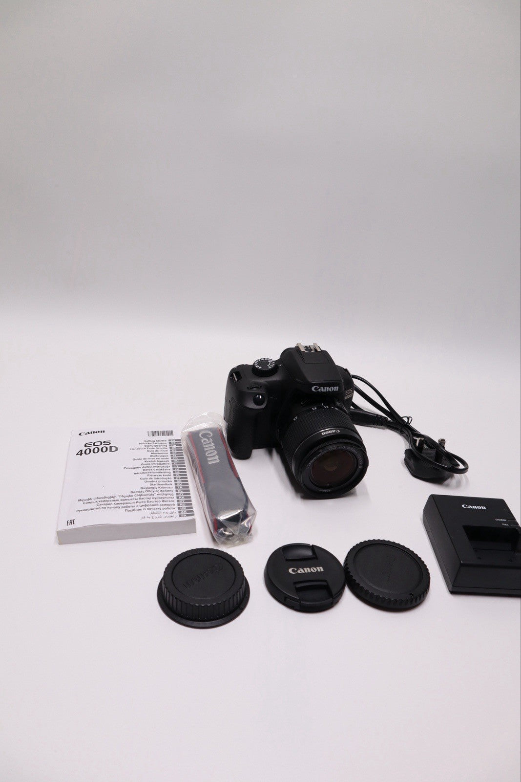 Canon 3011C006AA EOS 4000D DSLR Camera with 18 - 55mm Lens - Black
