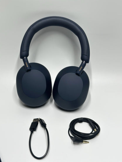 Sony WH-1000XM5 Wireless Over-the-Ear Headphones - Midnight Blue