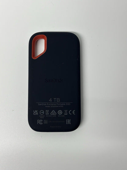 SanDisk Extreme Portable 4TB USB-C Portable External SSD (SDSSDE81-4T00-G25)