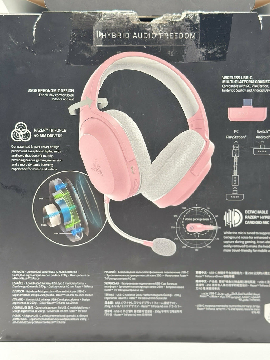 Razer Barracuda X Wireless Quartz Pink Gaming Headset