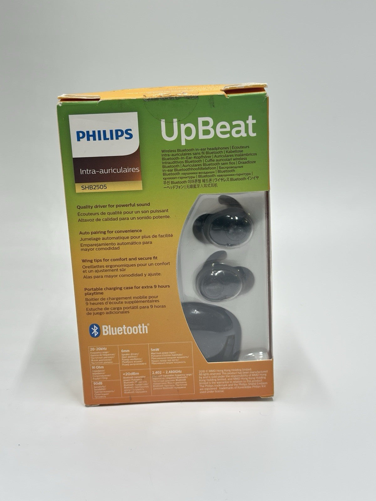 Philips UpBeat True Wireless Earphones - Black 
