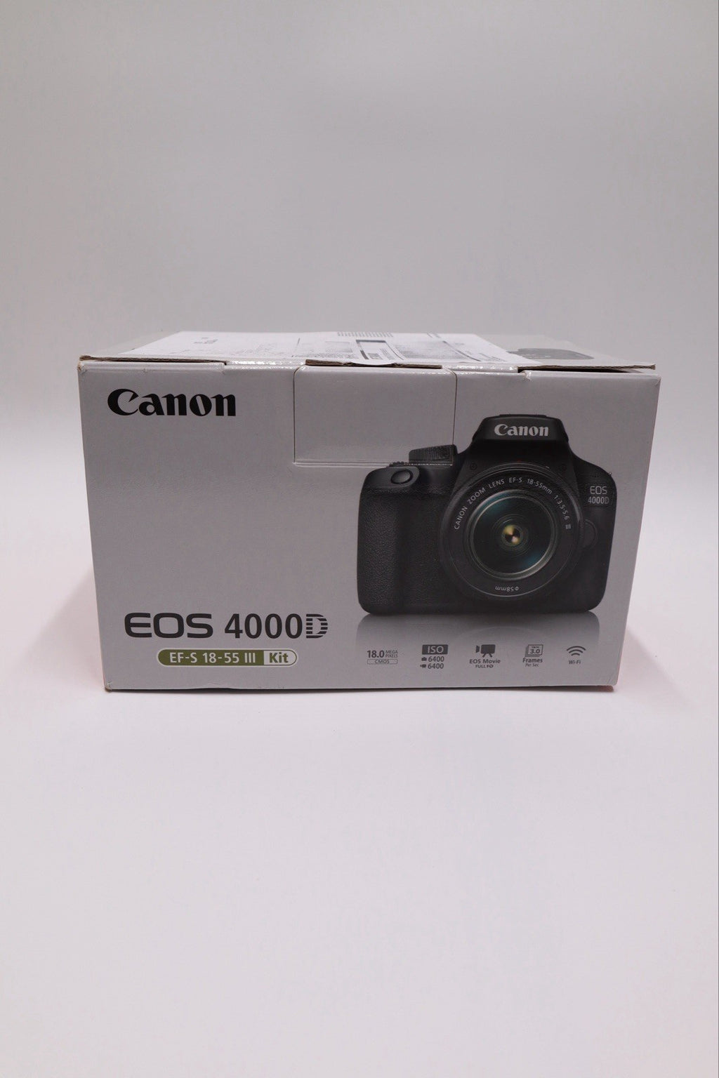 Canon 3011C006AA EOS 4000D DSLR Camera with 18 - 55mm Lens - Black