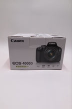 Canon 3011C006AA EOS 4000D DSLR Camera with 18 - 55mm Lens - Black