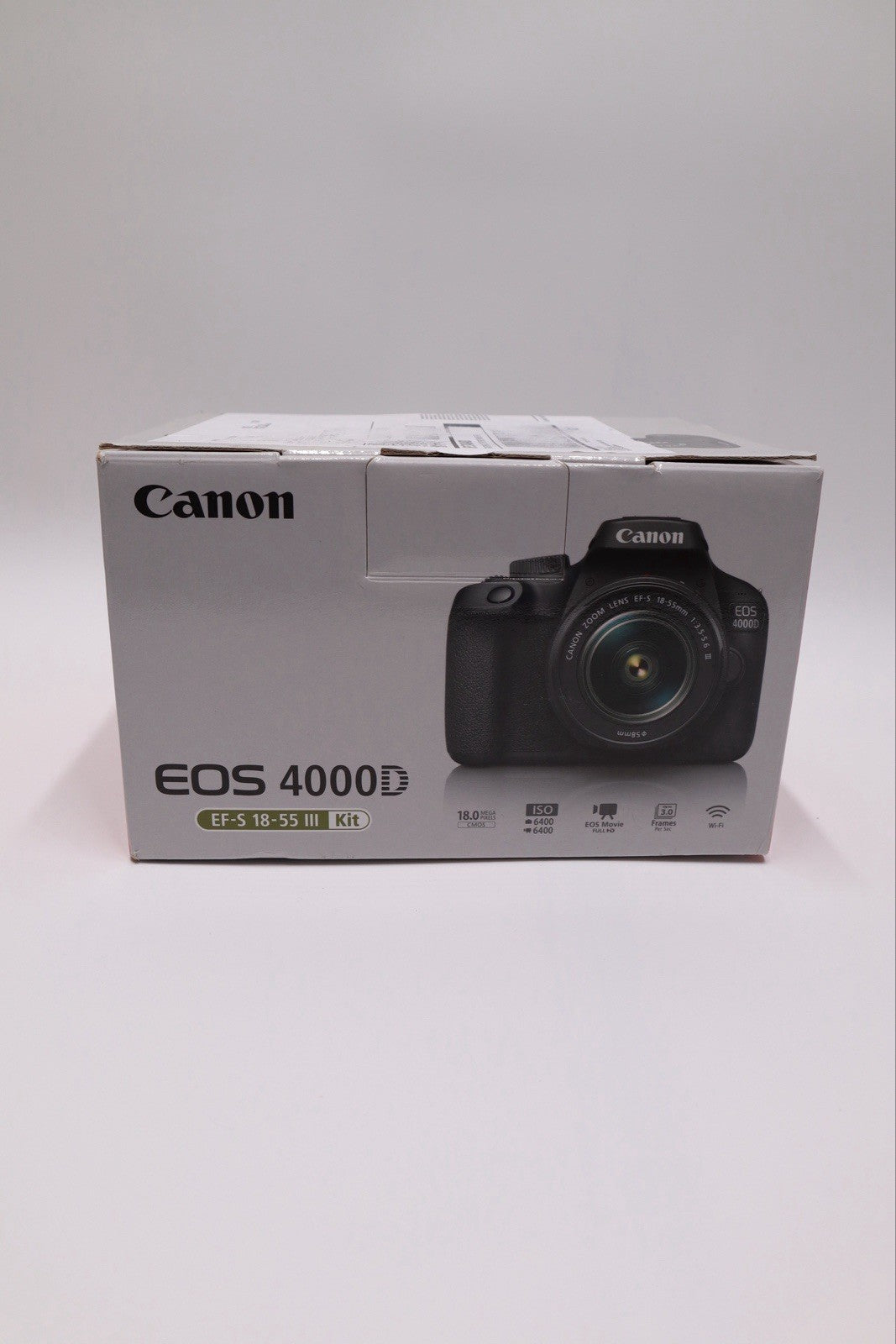 Canon 3011C006AA EOS 4000D DSLR Camera with 18 - 55mm Lens - Black