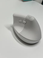 Logitech Lift Wireless Vertical Mouse - Off-White