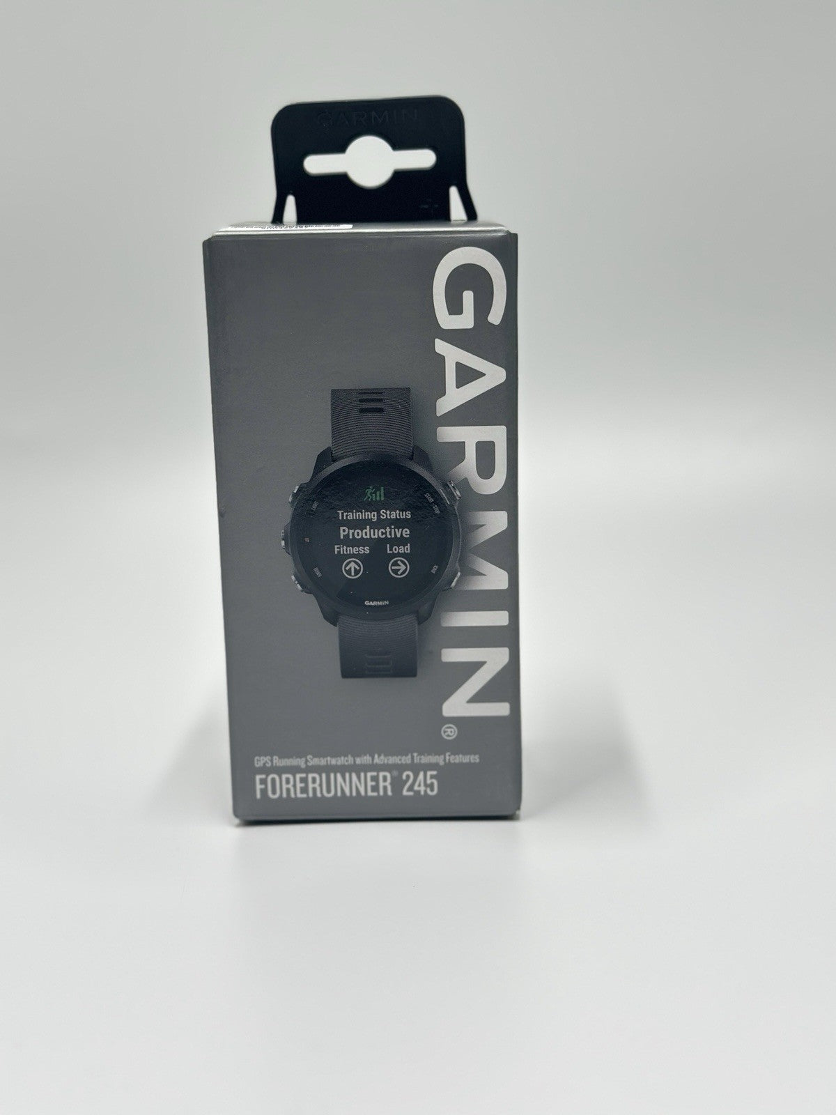 Garmin Forerunner 245 Music Black Plastic Case Black Band Strap GPS Watch
