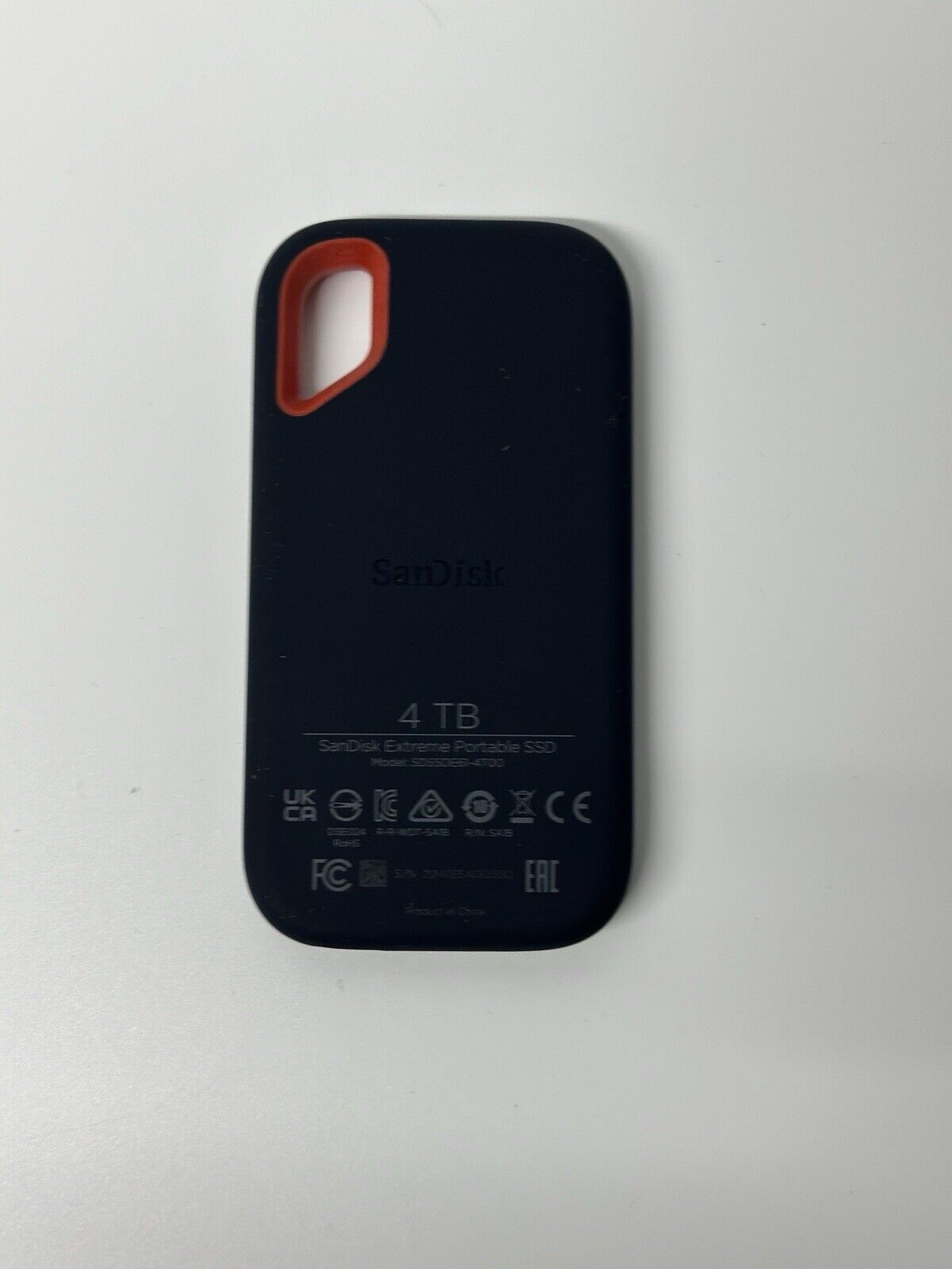 SanDisk Extreme Portable 4TB USB-C Portable External SSD (SDSSDE81-4T00-G25)
