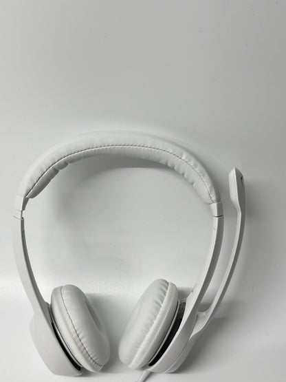 Logitech H390 USB Computer Headset - White