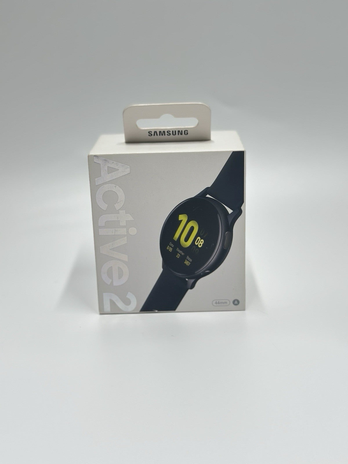 Samsung Galaxy Active 2 44mm Black Aluminum Case with Black Silicon Band...